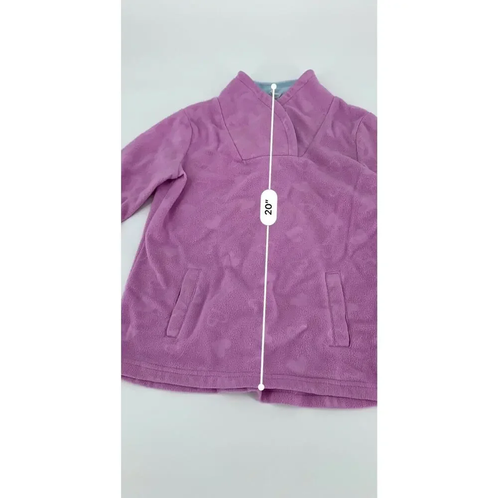 Old Navy Purple Fleece Athletic Pullover Sweatshirt Kid’s Youth Size Medium